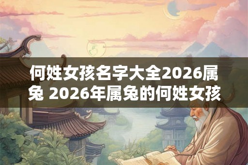 何姓女孩名字大全2026属兔 2026年属兔的何姓女孩名字汇总