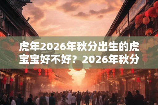 虎年2026年秋分出生的虎宝宝好不好？2026年秋分出生命理