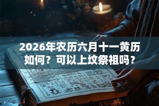 2026年农历六月十一黄历如何？可以上坟祭祖吗？