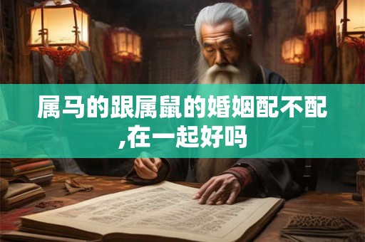 属马的跟属鼠的婚姻配不配,在一起好吗 属马的跟属鼠的婚姻配不配,在一起好吗