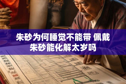 朱砂为何睡觉不能带 佩戴朱砂能化解太岁吗