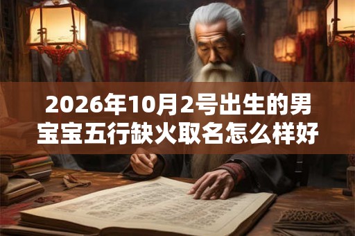 2026年10月2号出生的男宝宝五行缺火取名怎么样好