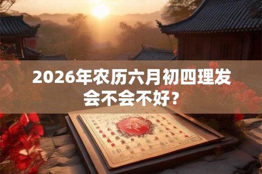 2026年农历六月初四理发会不会不好？