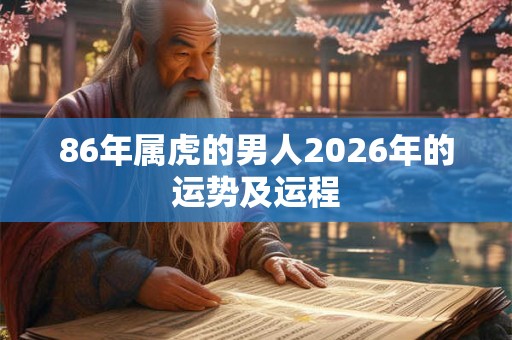 86年属虎的男人2026年的运势及运程