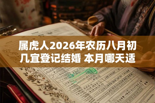 属虎人2026年农历八月初几宜登记结婚 本月哪天适合领证