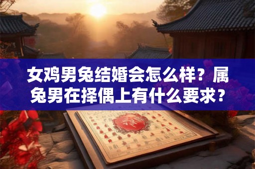 女鸡男兔结婚会怎么样？属兔男在择偶上有什么要求？