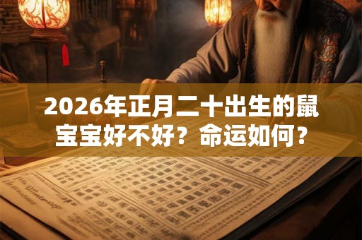 2026年正月二十出生的鼠宝宝好不好？命运如何？