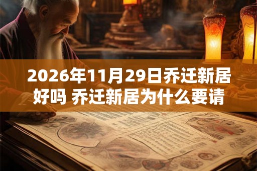 2026年11月29日乔迁新居好吗 乔迁新居为什么要请客