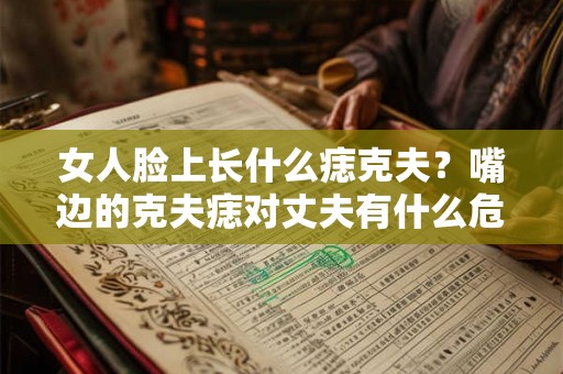 女人脸上长什么痣克夫？嘴边的克夫痣对丈夫有什么危害？
