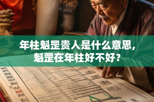 年柱魁罡贵人是什么意思,魁罡在年柱好不好？