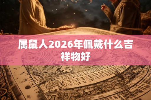 属鼠人2026年佩戴什么吉祥物好