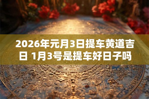 2026年元月3日提车黄道吉日 1月3号是提车好日子吗