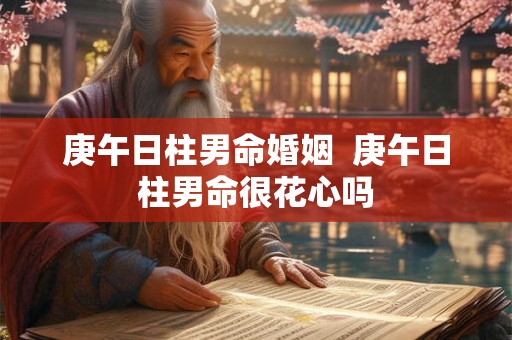 庚午日柱男命婚姻  庚午日柱男命很花心吗