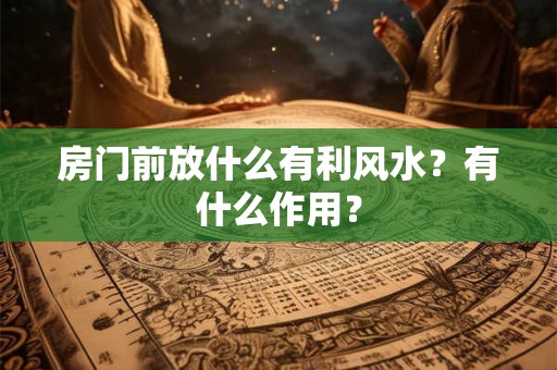 房门前放什么有利风水?有什么作用? 房门前放什么有利风水?有什么作用?