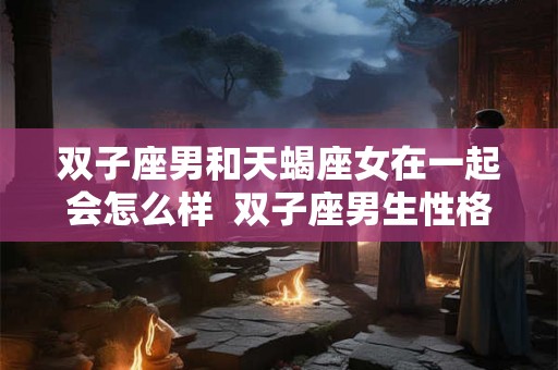 双子座男和天蝎座女在一起会怎么样  双子座男生性格