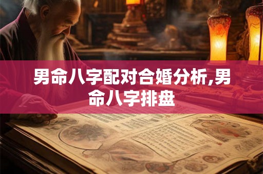 男命八字配对合婚分析,男命八字排盘