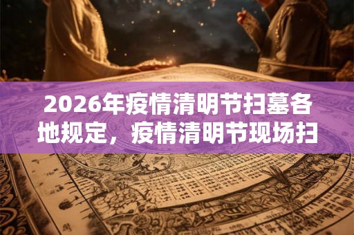 2026年疫情清明节扫墓各地规定，疫情清明节现场扫墓规定