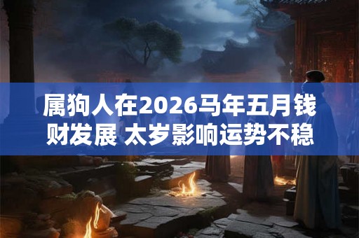 属狗人在2026马年五月钱财发展 太岁影响运势不稳