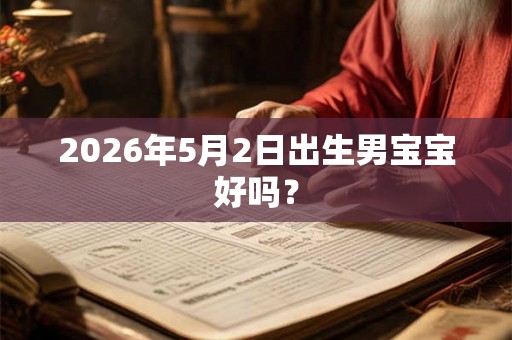 2026年5月2日出生男宝宝好吗? 2026年5月2日出生男宝宝好吗?