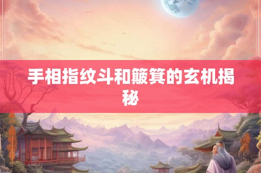 手相指纹斗和簸箕的玄机揭秘 手相指纹斗和簸箕的玄机揭秘