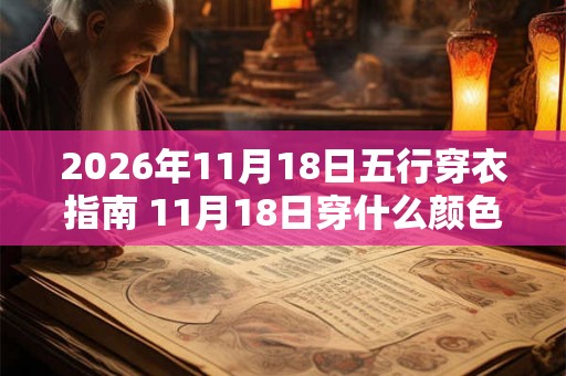 2026年11月18日五行穿衣指南 11月18日穿什么颜色的衣服