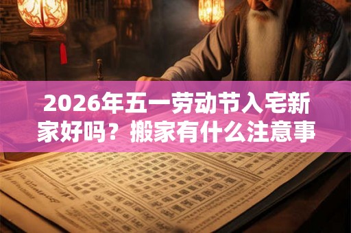 2026年五一劳动节入宅新家好吗？搬家有什么注意事项？