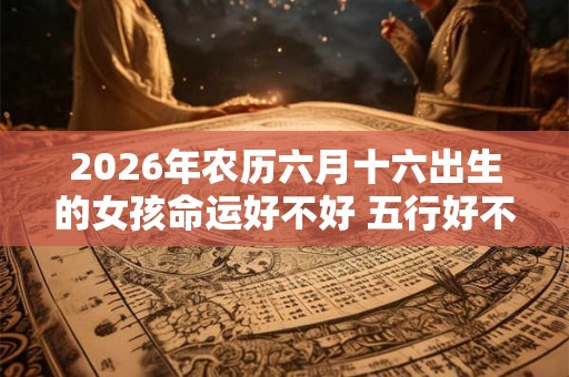 2026年农历六月十六出生的女孩命运好不好 五行好不好