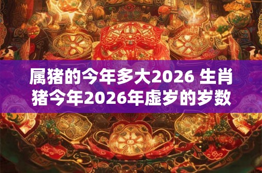 属猪的今年多大2026 生肖猪今年2026年虚岁的岁数