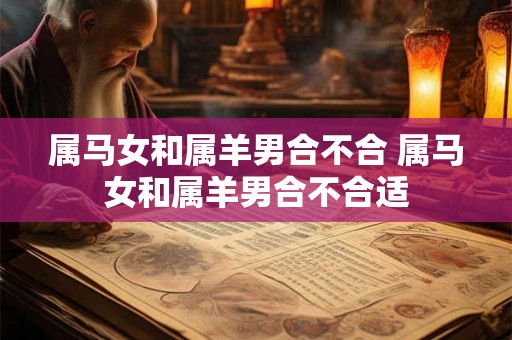 属马女和属羊男合不合 属马女和属羊男合不合适