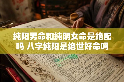 纯阳男命和纯阴女命是绝配吗 八字纯阳是绝世好命吗