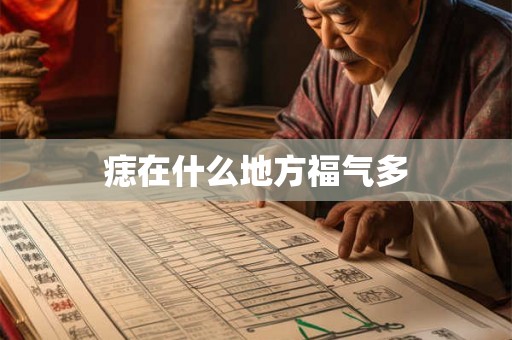 痣在什么地方福气多