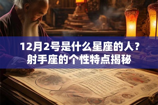 12月2号是什么星座的人?射手座的个性特点揭秘 12月2号是什么星座的人?射手座的个性特点揭秘