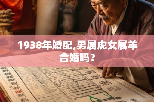 1938年婚配,男属虎女属羊合婚吗？