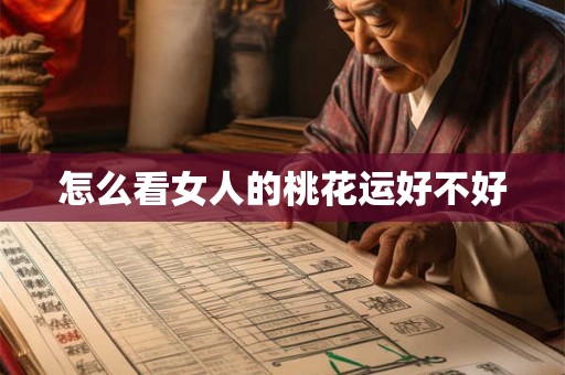 怎么看女人的桃花运好不好