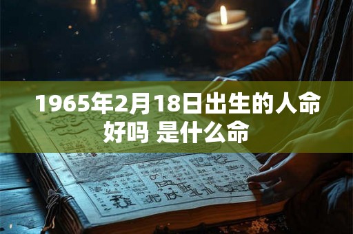1965年2月18日出生的人命好吗 是什么命