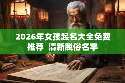 2026年女孩起名大全免费推荐 清新脱俗名字 2026年女孩起名大全免费推荐 清新脱俗名字