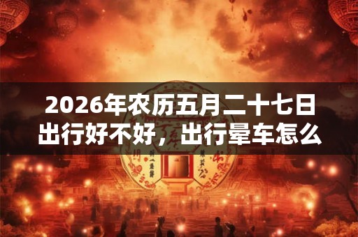 2026年农历五月二十七日出行好不好,出行晕车怎么办? 2026年农历五月二十七日出行好不好,出行晕车怎么办?