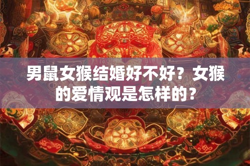 男鼠女猴结婚好不好？女猴的爱情观是怎样的？