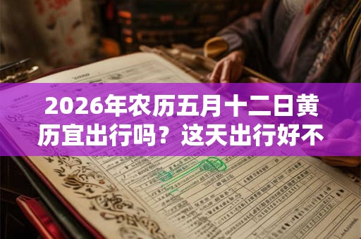 2026年农历五月十二日黄历宜出行吗？这天出行好不好？