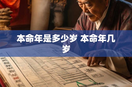 本命年是多少岁 本命年几岁