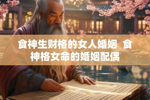 食神生财格的女人婚姻  食神格女命的婚姻配偶