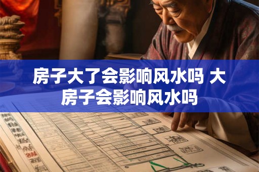 房子大了会影响风水吗 大房子会影响风水吗
