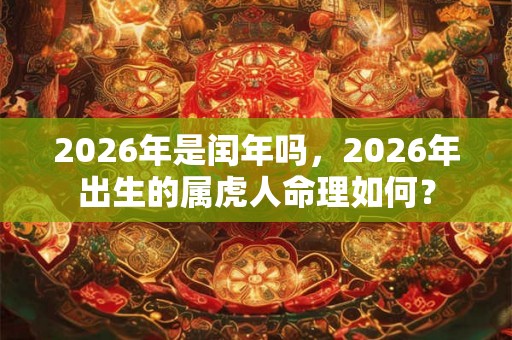 2026年是闰年吗，2026年出生的属虎人命理如何？