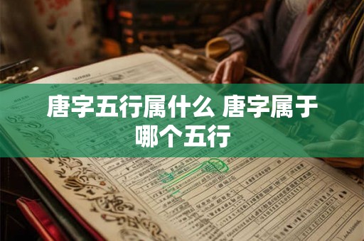 唐字五行属什么 唐字属于哪个五行 唐字五行属什么 唐字属于哪个五行
