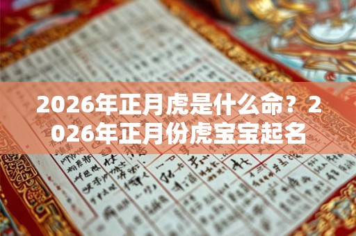 2026年正月虎是什么命？2026年正月份虎宝宝起名