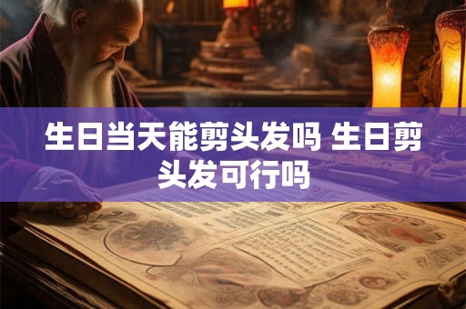 生日当天能剪头发吗 生日剪头发可行吗 生日当天能剪头发吗 生日剪头发可行吗
