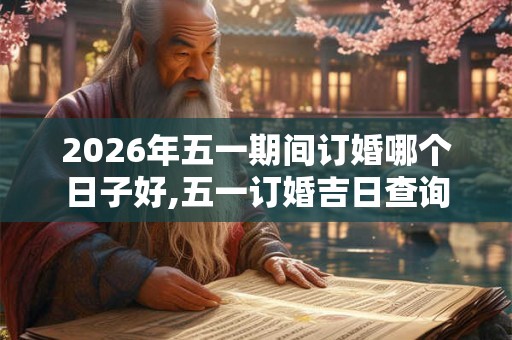 2026年五一期间订婚哪个日子好,五一订婚吉日查询