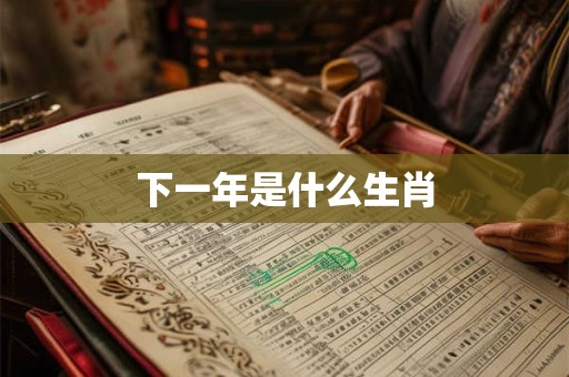 下一年是什么生肖