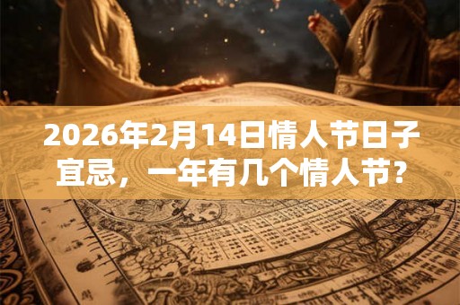 2026年2月14日情人节日子宜忌，一年有几个情人节？