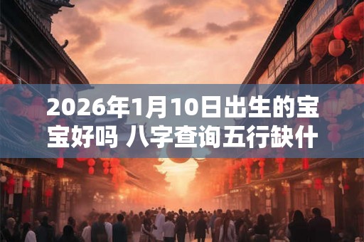2026年1月10日出生的宝宝好吗 八字查询五行缺什么 2026年1月10日出生的宝宝好吗 八字查询五行缺什么